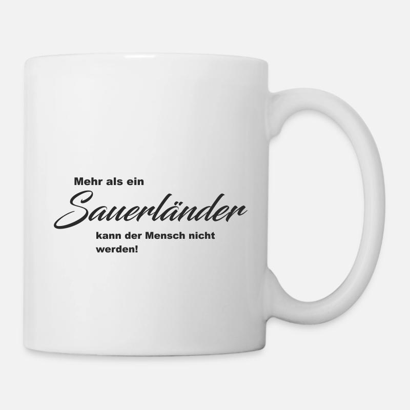 Mehr als ein Sauerländer - Tasse - Weiß
