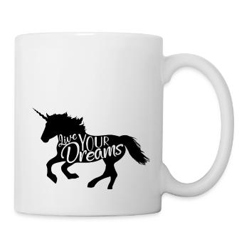Unicorn - Tasse - Weiß - Rechts