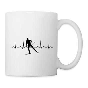 Langlauf Skating Langlauf Langlauf Classic - Tasse - Weiß - Rechts