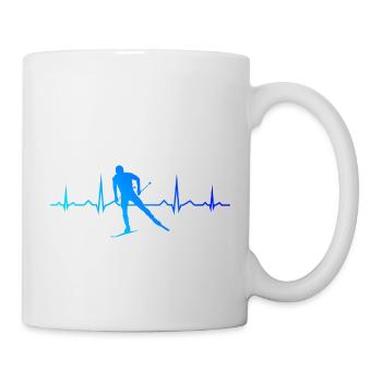 Ski de fond Hommes Ski de fond Classique Femmes Ski de fond Sk - Mug blanc - blanc - Droite