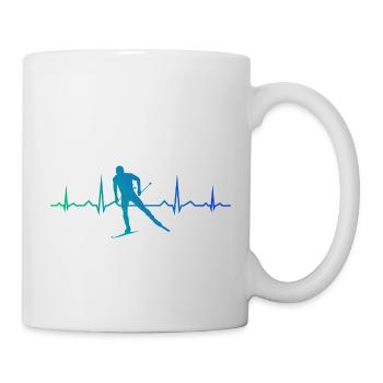 Men's Cross-Country Classic Cross-Country Skiing Klassisc - Mug - white - Right