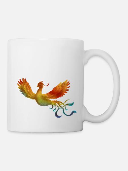 Rainbow Phoenix - Tasse - Weiß