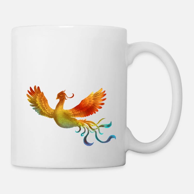 Rainbow Phoenix - Tasse - Weiß