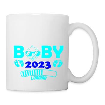 chargement bébé 2023 - Mug blanc - blanc - Droite
