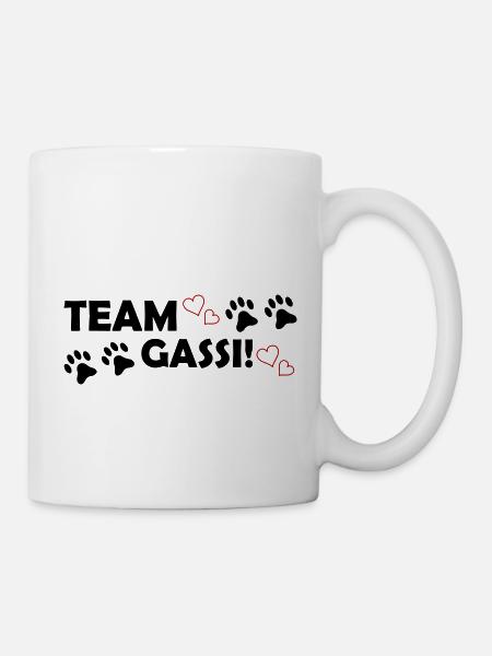 Team Gassi - Tasse - Weiß