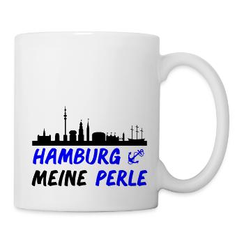 Hamburg - Tasse - Weiß - Rechts