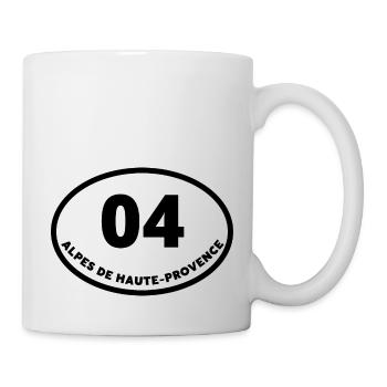 alpes de haute-provence - Mug blanc - blanc - Droite