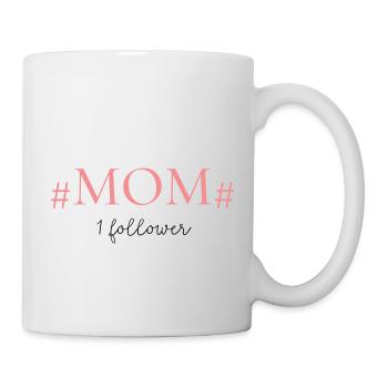 #MOM# - UN ABONNÉ! personnalisable - Mug blanc - blanc - Droite