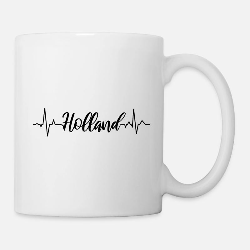 EKG Holland - Tasse - Weiß