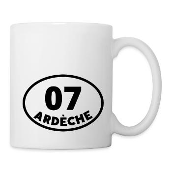 07 ardèche - Mug blanc - blanc - Droite