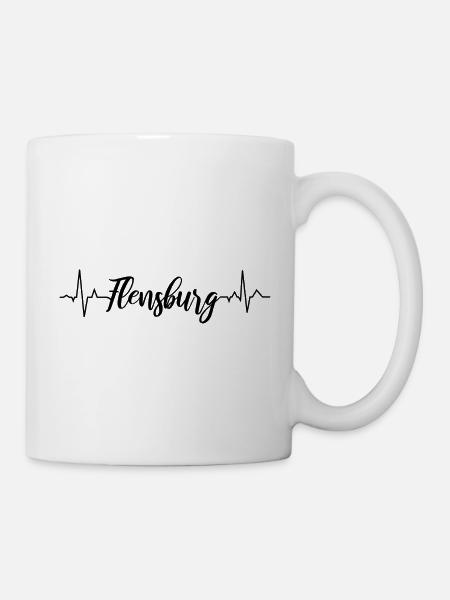 EKG Flensburg - Tasse - Weiß