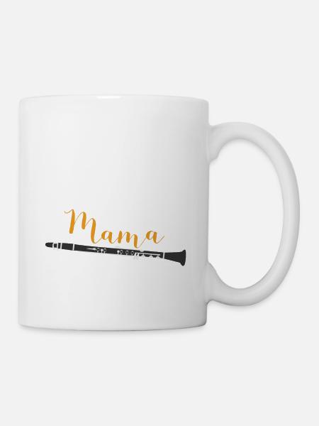 Coole Klarinetten Mama - Tasse - Weiß