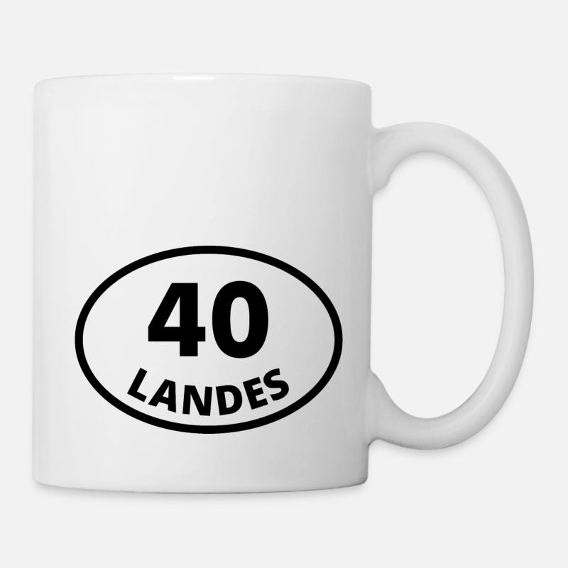 40 landes - Mug blanc - blanc