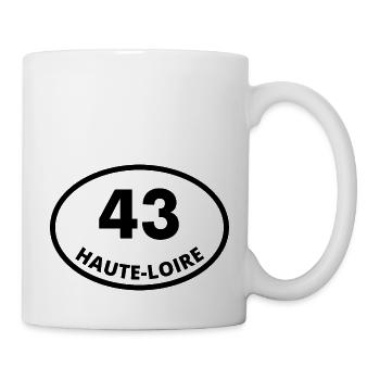 43 haute-loire - Mug blanc - blanc - Droite