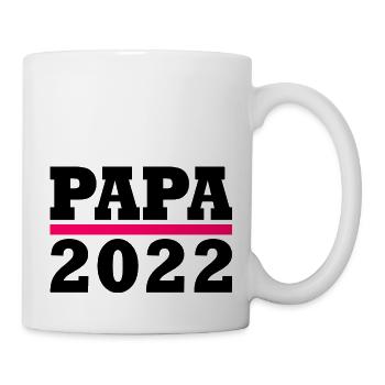 Papa 2022 - Tasse - Weiß - Rechts