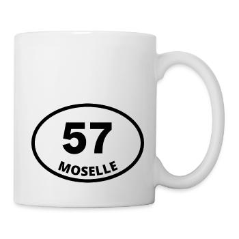 57 moselle - Mug blanc - blanc - Droite