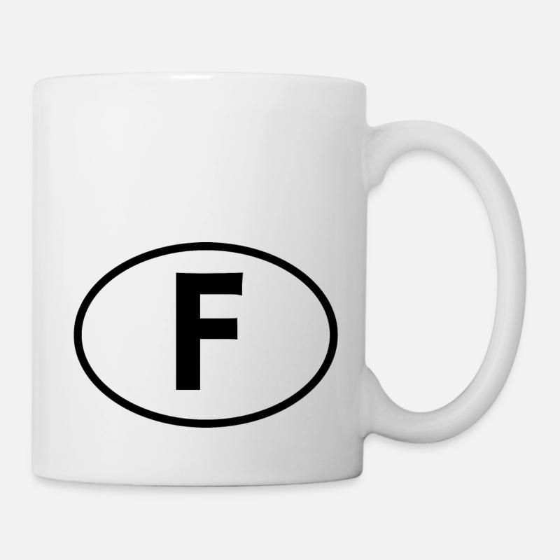 F - Tasse - Weiß