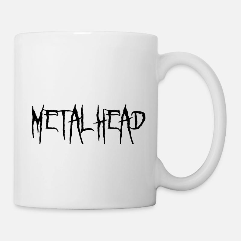 Metalhead - Tasse - Weiß