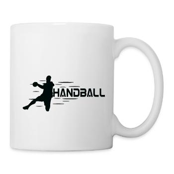 Handball Motiv für Handballer Sport - Tasse - Weiß - Rechts