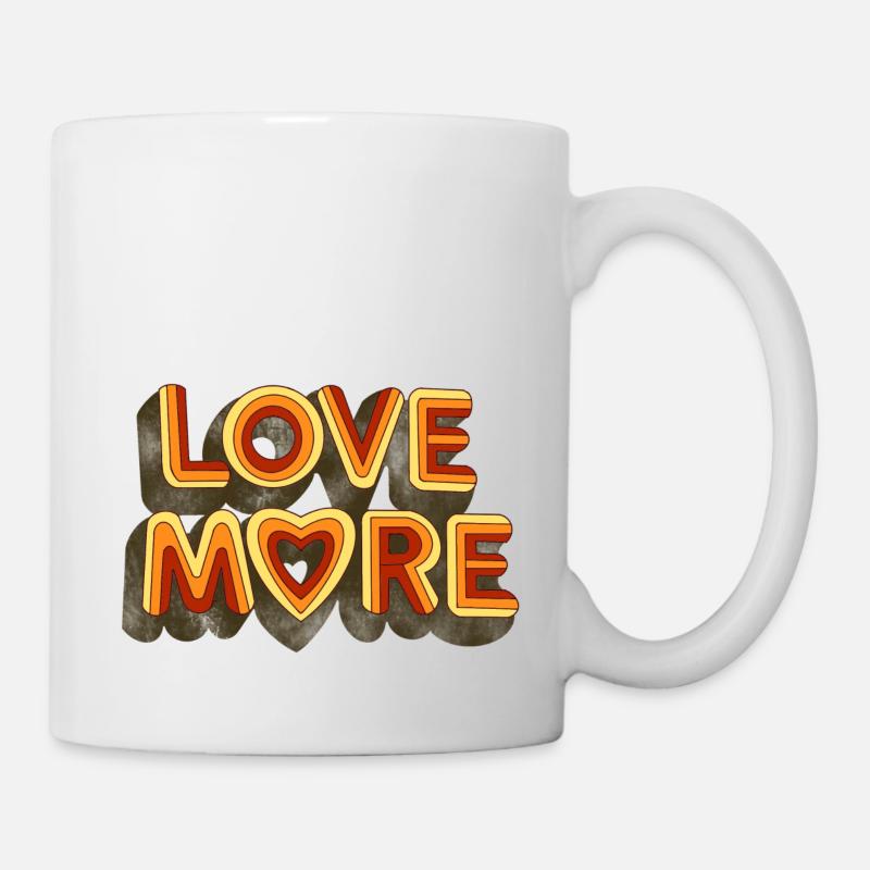 AIMER PLUS - Mug blanc - blanc