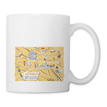 Mein Wiesbaden - Tasse - Weiß - Rechts