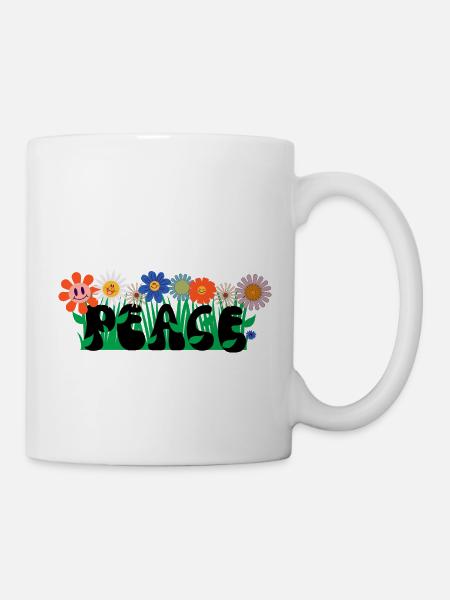 FRIEDE - Tasse - Weiß