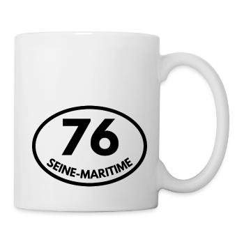 seine-maritime - Mug blanc - blanc - Droite