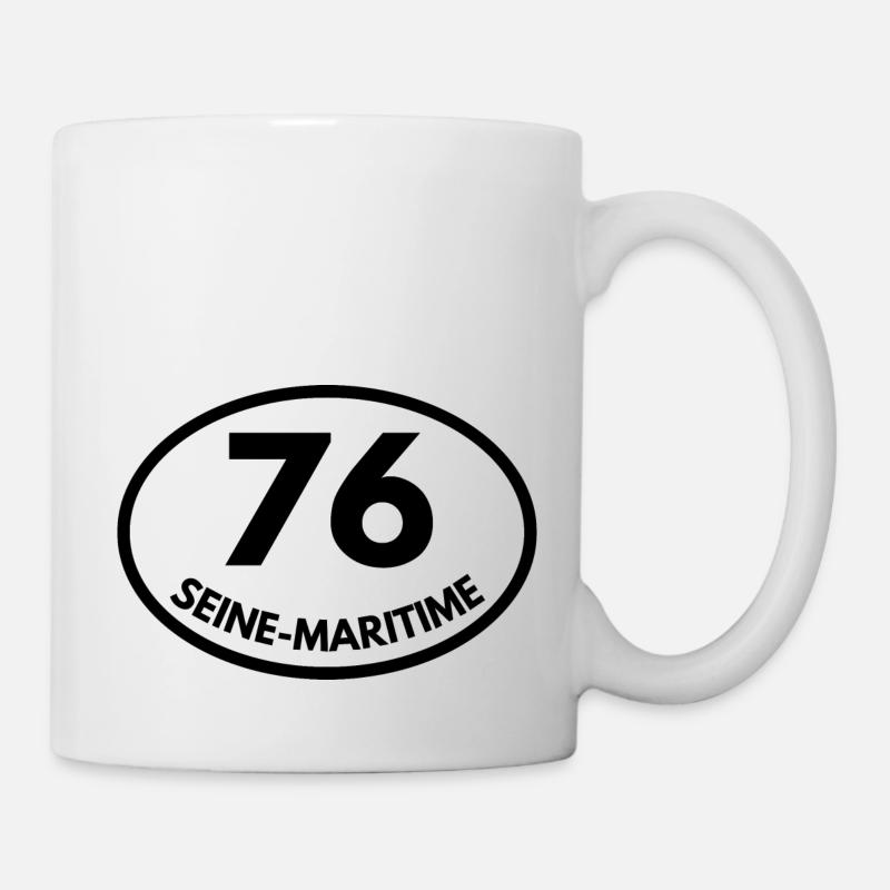 seine-maritime - Mug blanc - blanc