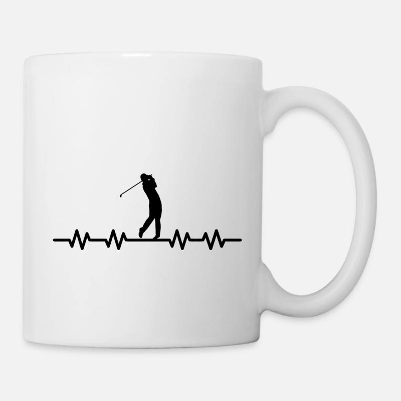 golf sport - Tasse - Weiß
