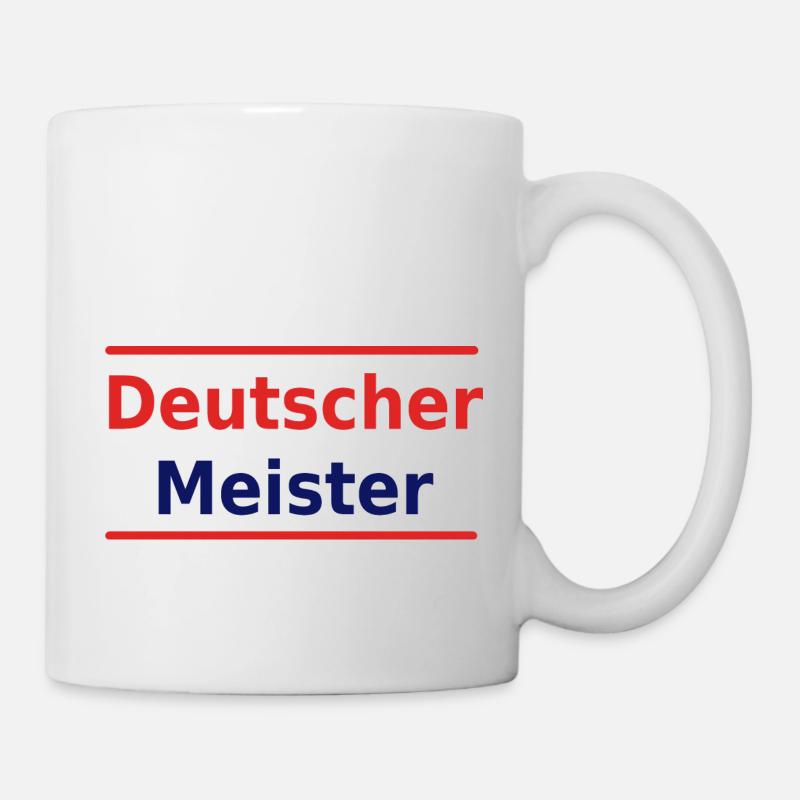 deutscher Meister - Tasse - Weiß