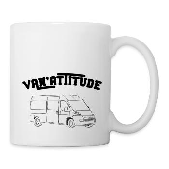 Van attitude cadeau humour van camping car - Mug blanc - blanc - Droite