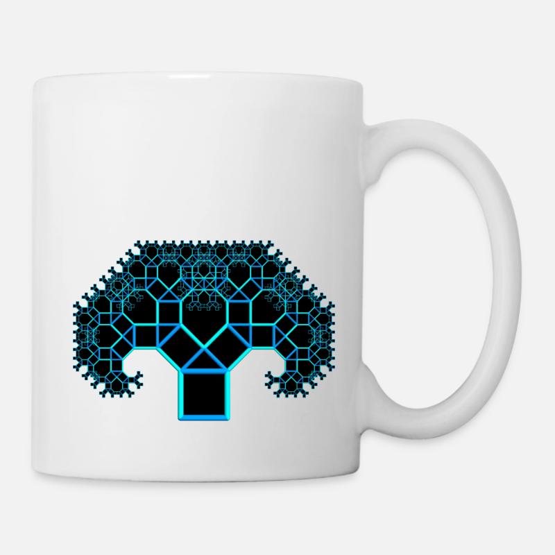 my Pythagoras tree - Mug - white