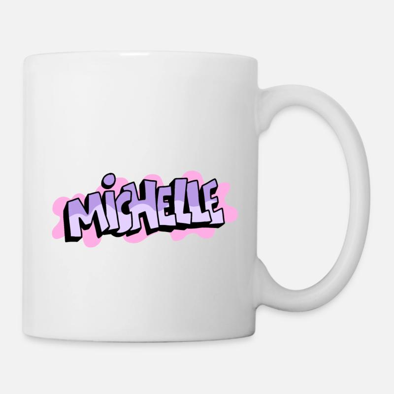 Grafitti Name Michelle - Tasse - Weiß
