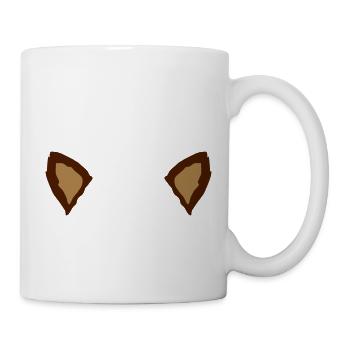 2 oreilles d’animaux - Mug blanc - blanc - Droite