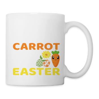 Carrot wait for Easter - Tasse - Weiß - Rechts