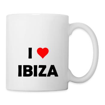 I love Ibiza - Spanien - Spain - Balearen - Tasse - Weiß - Rechts