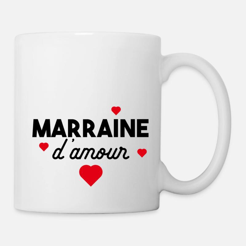 Marraine d'amour - Mug blanc - blanc