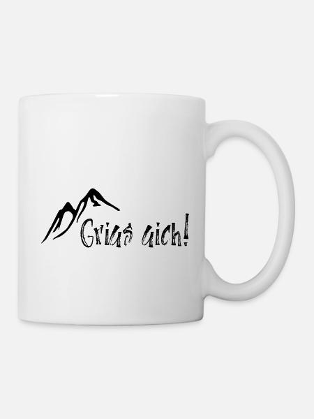 Grias aich! - Tasse - Weiß