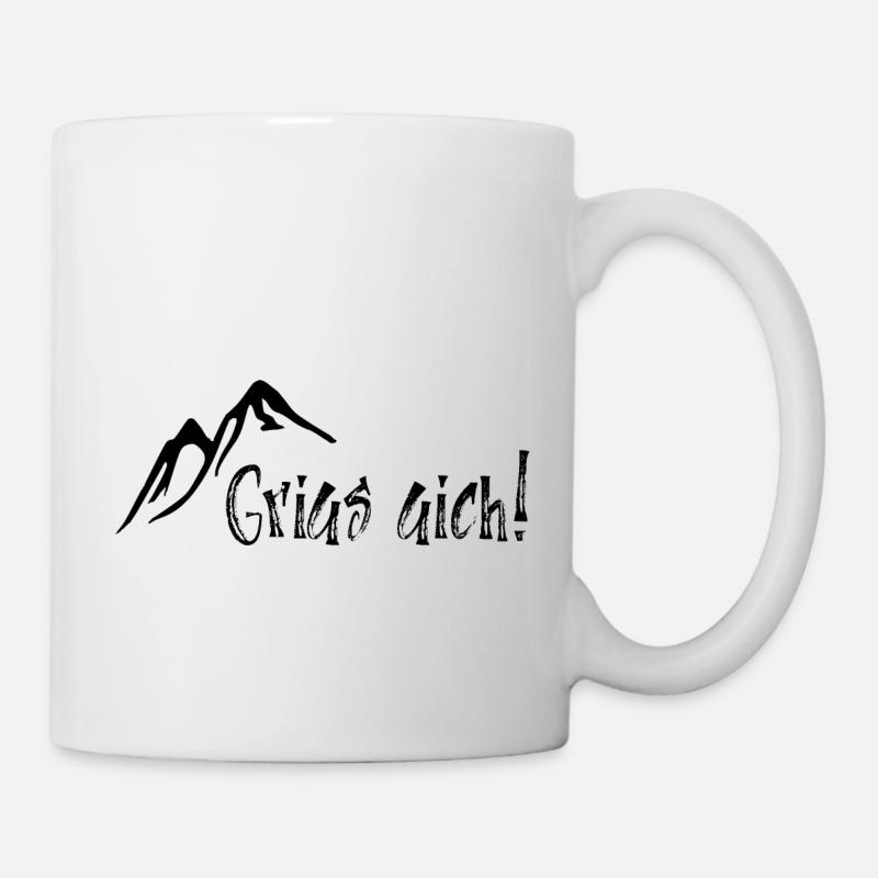 Grias aich! - Tasse - Weiß