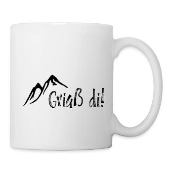 Griaß di! - Tasse - Weiß - Rechts