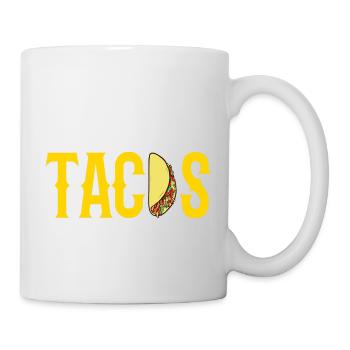 Tacos - Mug blanc - blanc - Droite