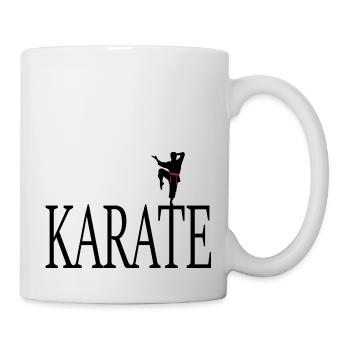 Karate - Tasse - Weiß - Rechts