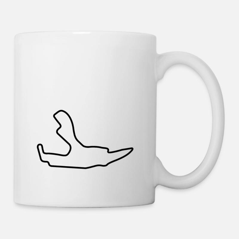Belgien Rennstrecke - Tasse - Weiß