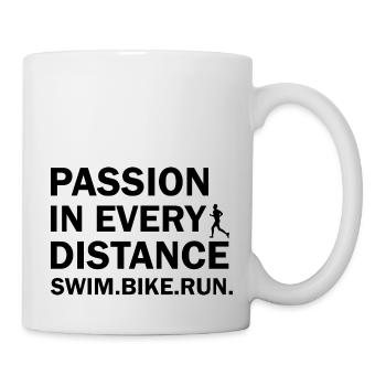 Triathlon Natation Vélo Run Marathon - Mug blanc - blanc - Droite