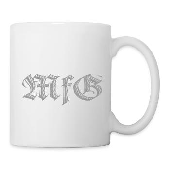 Mit freundlichen Grüßen - Tasse - Weiß - Rechts