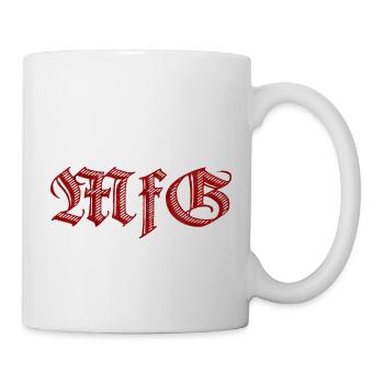 Mit freundlichen Grüßen - Tasse - Weiß - Rechts