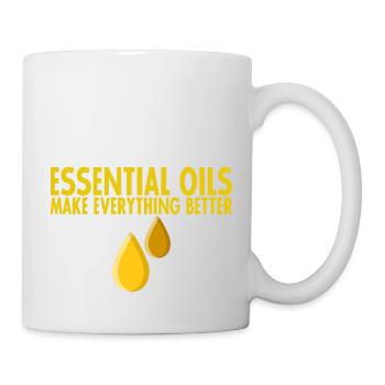 Essential Oils Make Everything Better 4 - Tasse - Weiß - Rechts