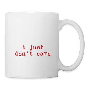 I'm Not Lazy, I Just Don't Care 4 - Tasse - Weiß - Rechts