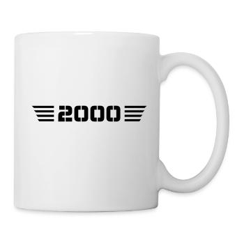 Year of birth Birthday Born In - Made in 2000 - Mug - white - Right