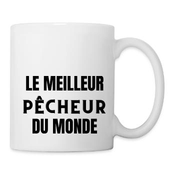 le meilleur pêcheur du monde - Mug blanc - blanc - Droite